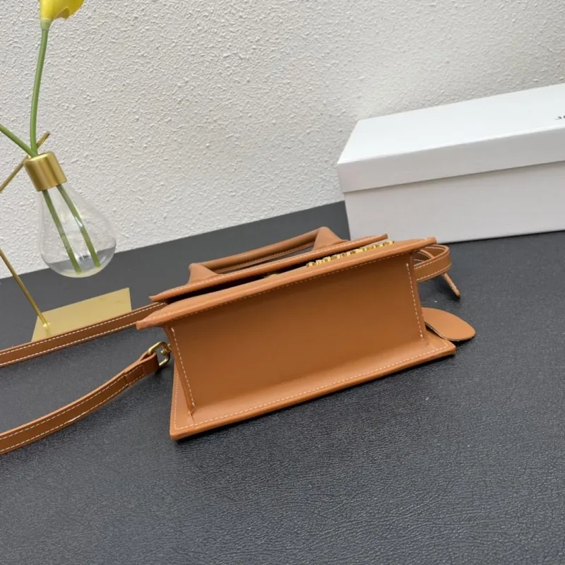Jacquemus Brown Top Handle Crossbody Bag - Image 7