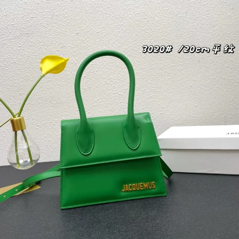 Jacquemus Green Top Handle Bag 3020 20cm