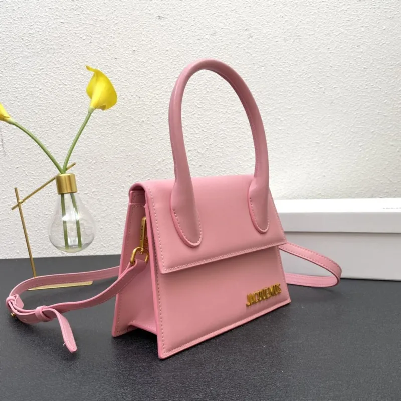 Alternative view of Jacquemus Pink Top Handle Crossbody Bag