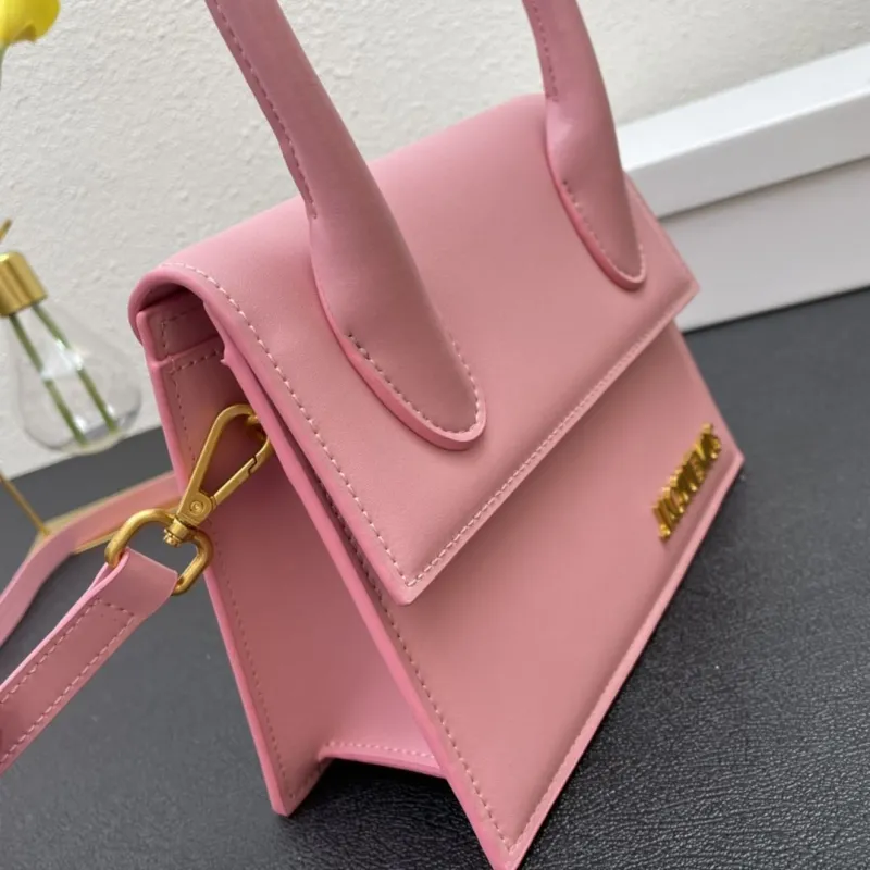 Jacquemus Pink Top Handle Crossbody Bag - Image 5
