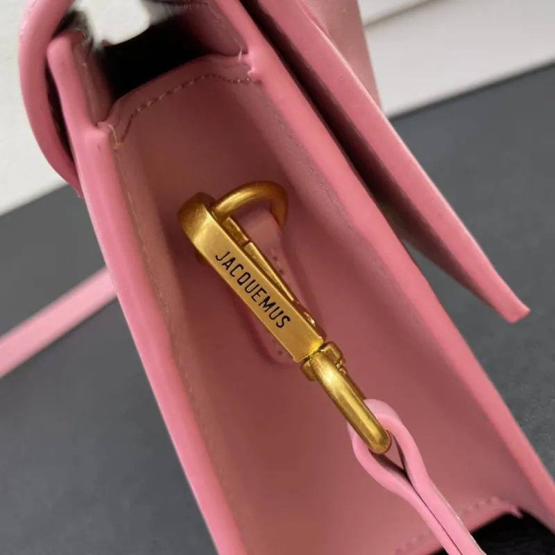 Jacquemus Pink Top Handle Crossbody Bag - Image 6