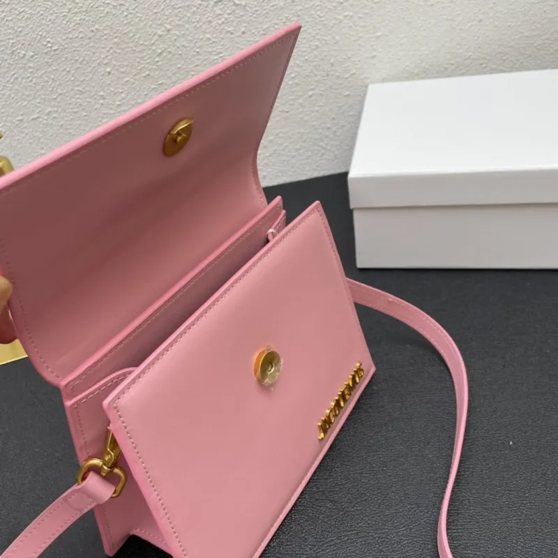 Jacquemus Pink Top Handle Crossbody Bag - Image 8
