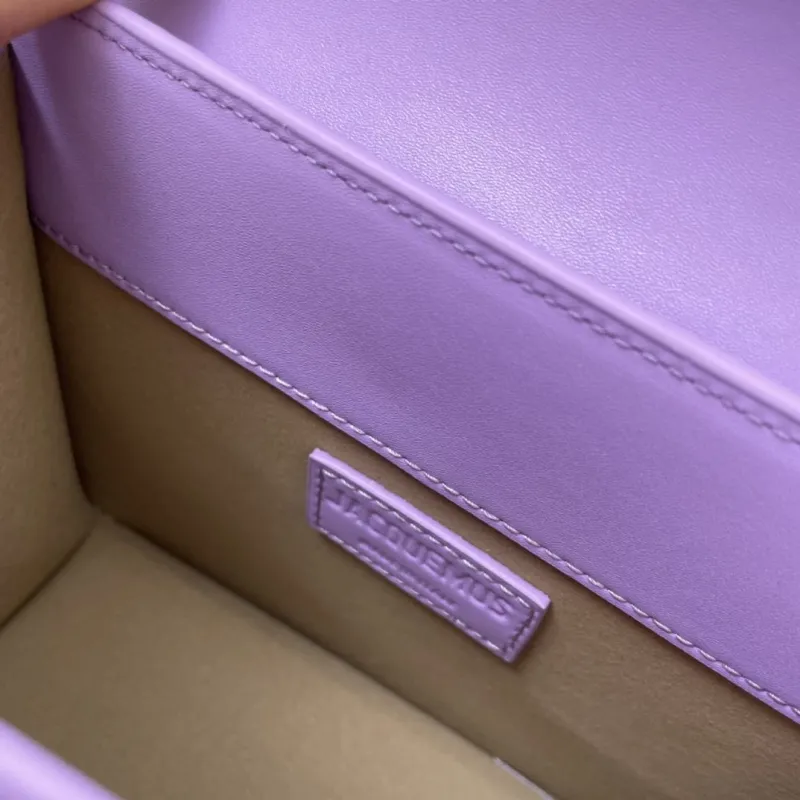 Jacquemus Purple Top Handle Crossbody Bag - Image 9