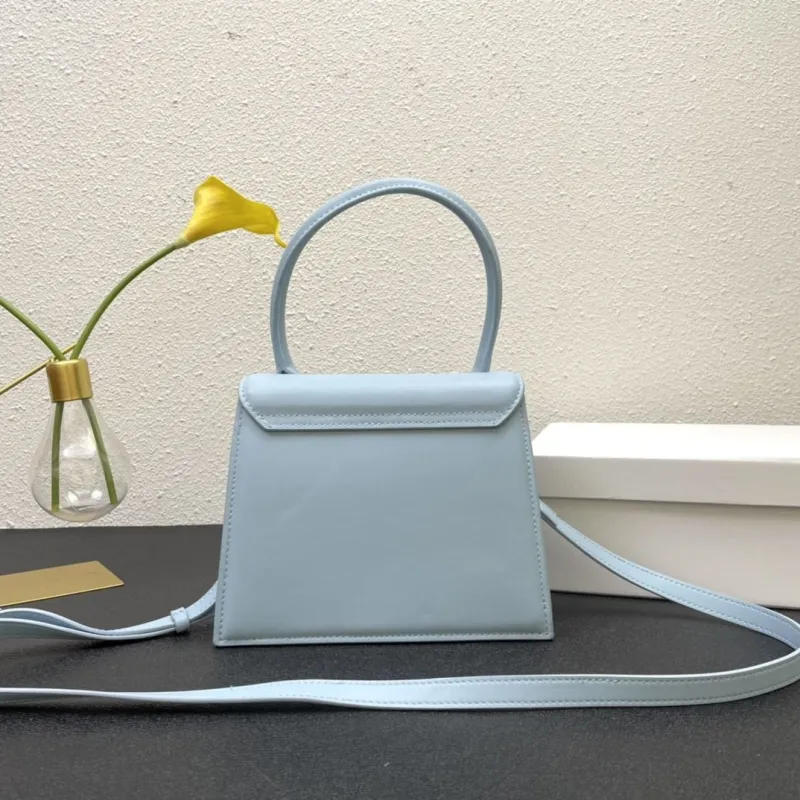 Jacquemus Light Blue Top Handle Crossbody Bag - Image 3