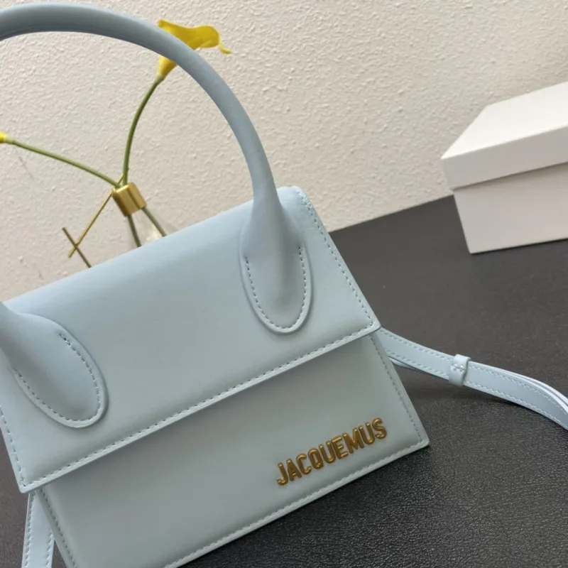 Jacquemus Light Blue Top Handle Crossbody Bag - Image 5