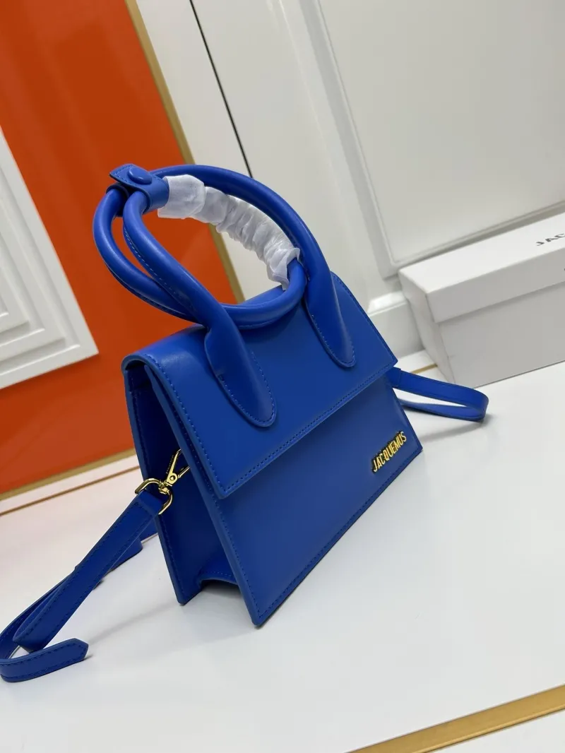 Alternative view of Jacquemus Blue Top Handle Crossbody Bag