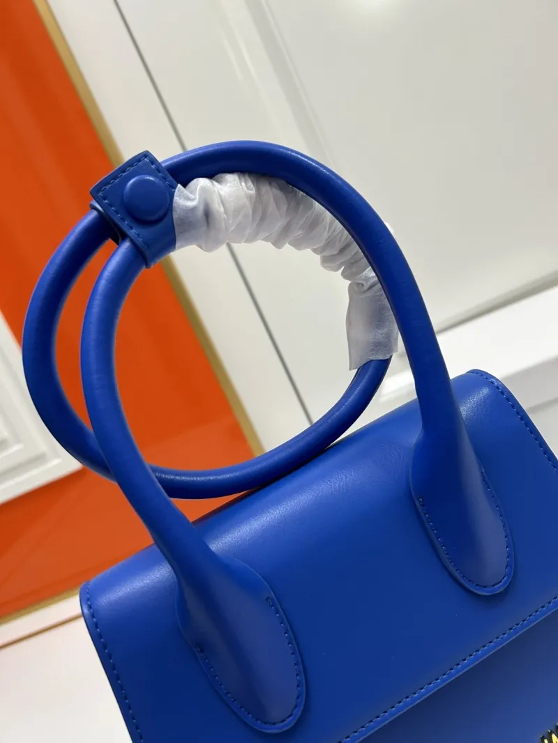 Jacquemus Blue Top Handle Crossbody Bag - Image 4