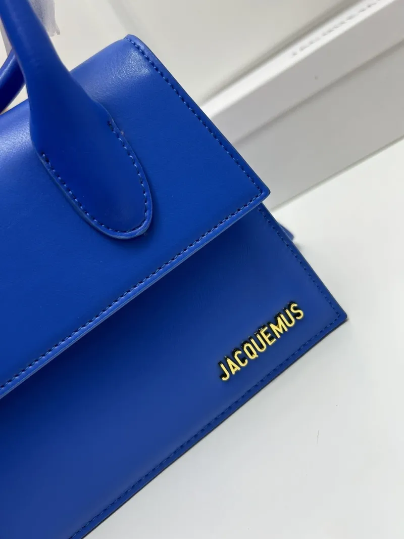 Jacquemus Blue Top Handle Crossbody Bag - Image 5