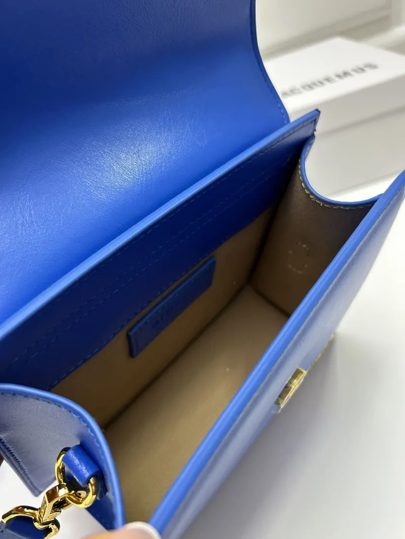 Jacquemus Blue Top Handle Crossbody Bag - Image 8