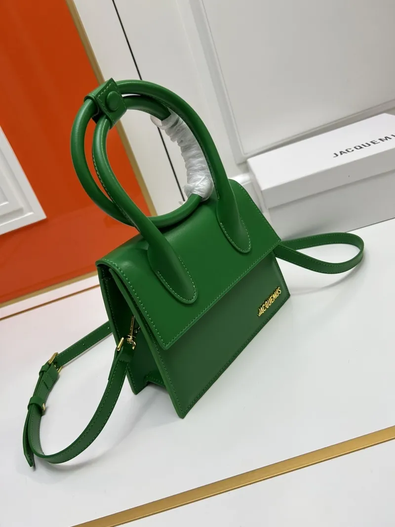 Alternative view of Jacquemus Green Top Handle Crossbody Bag