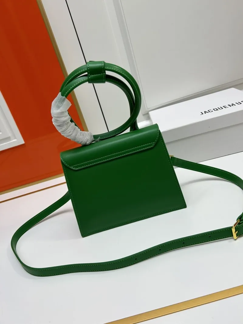 Jacquemus Green Top Handle Crossbody Bag - Image 3