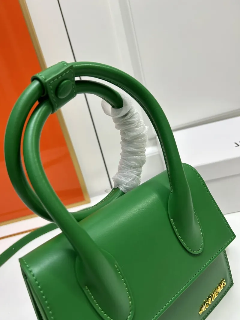 Jacquemus Green Top Handle Crossbody Bag - Image 5