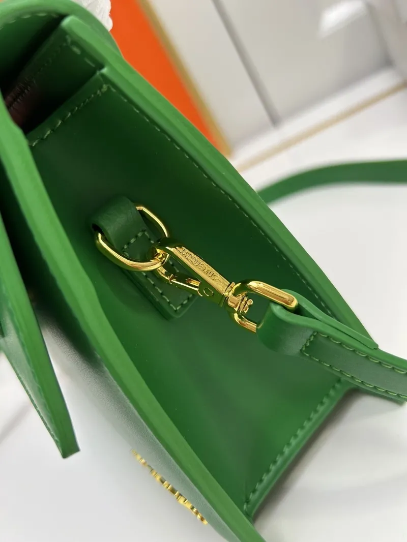 Jacquemus Green Top Handle Crossbody Bag - Image 6