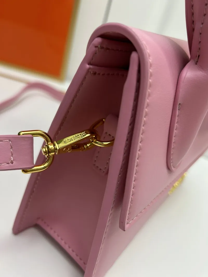 Jacquemus Pink Top Handle Crossbody Bag - Image 6