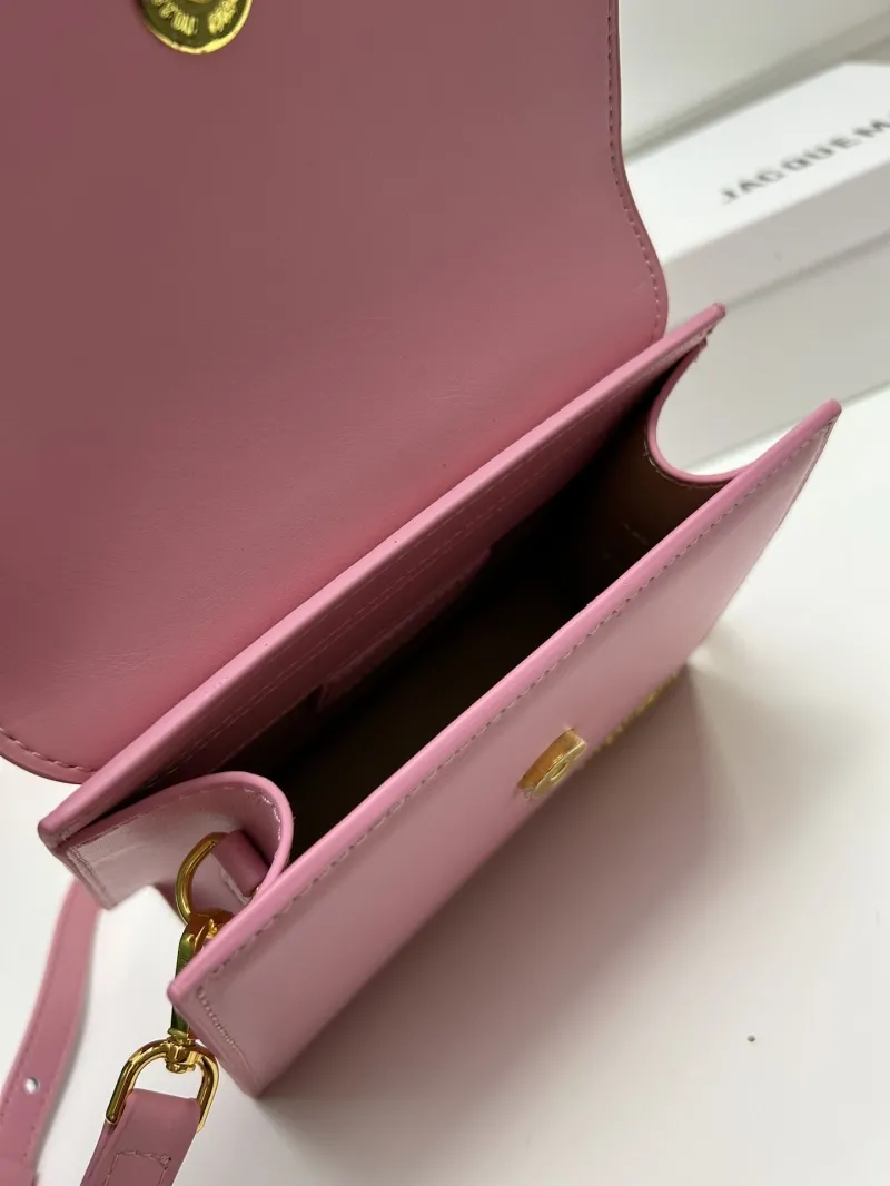 Jacquemus Pink Top Handle Crossbody Bag - Image 8