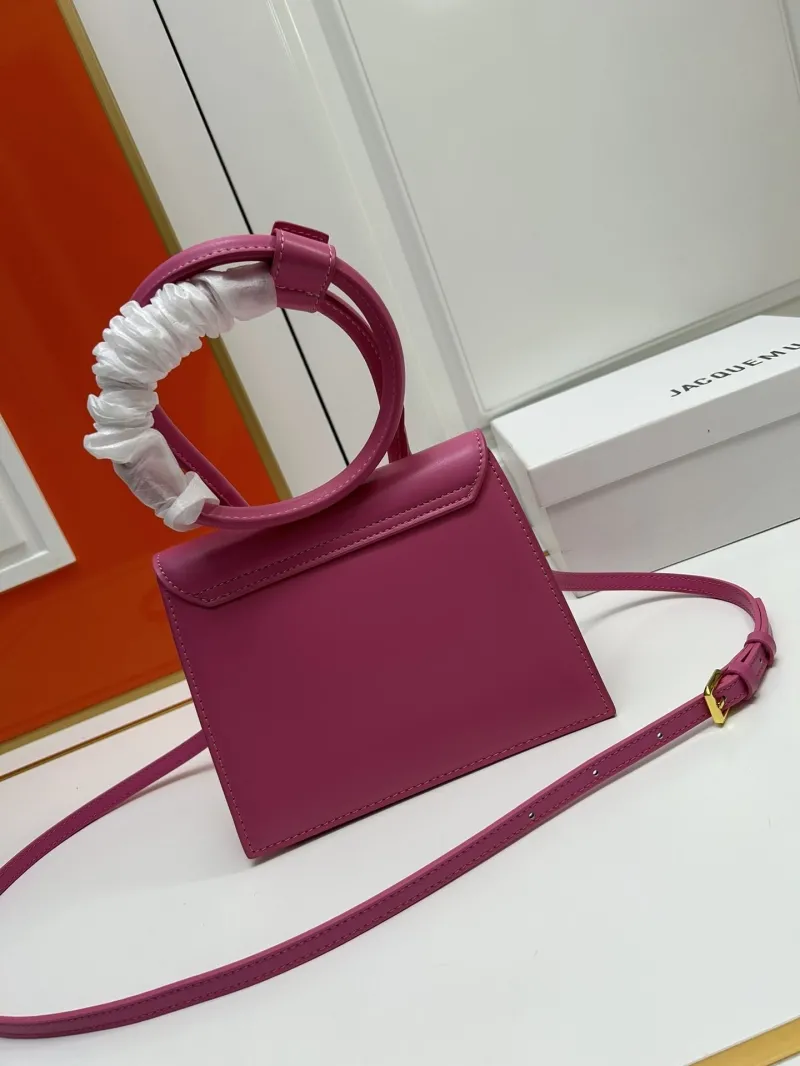 Jacquemus Pink Top Handle Crossbody Bag 159 - Image 3