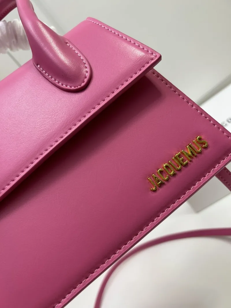 Jacquemus Pink Top Handle Crossbody Bag 159 - Image 4