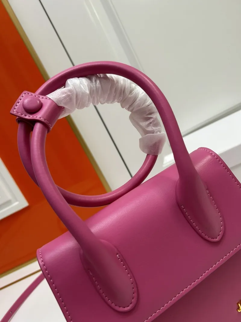 Jacquemus Pink Top Handle Crossbody Bag 159 - Image 5