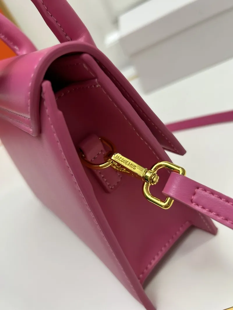 Jacquemus Pink Top Handle Crossbody Bag 159 - Image 6
