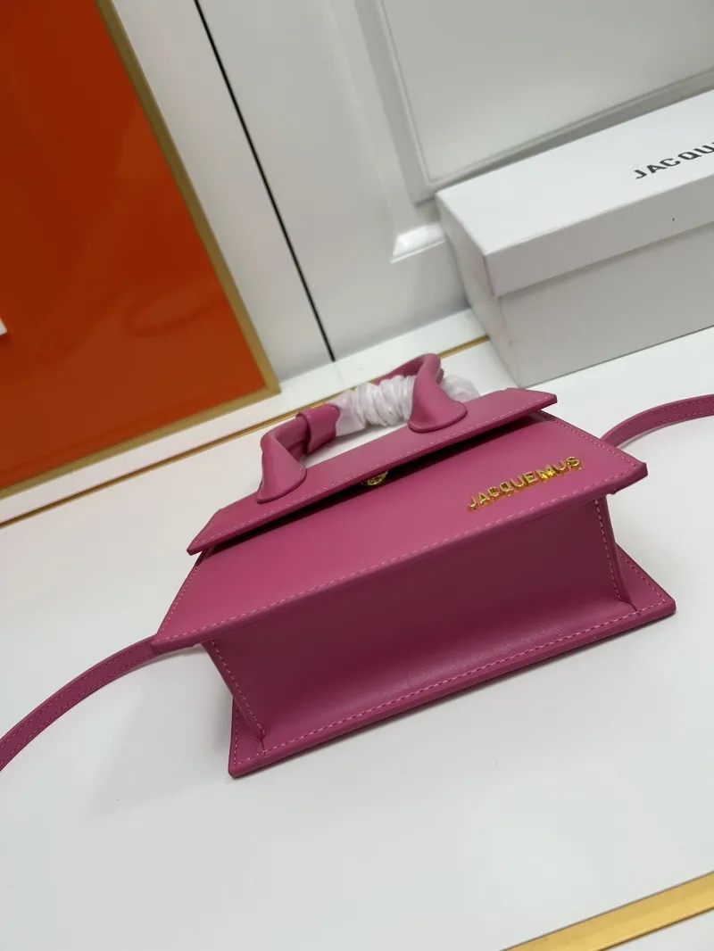 Jacquemus Pink Top Handle Crossbody Bag 159 - Image 7