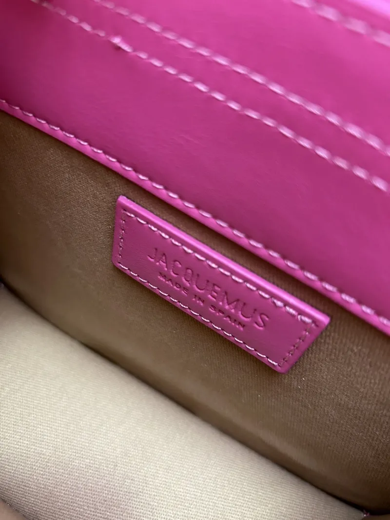 Jacquemus Pink Top Handle Crossbody Bag 159 - Image 9