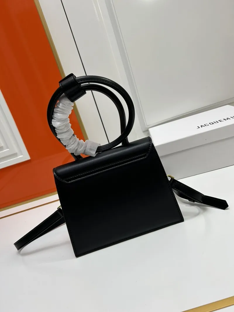 Jacquemus Black Top Handle Mini Bag - Image 3