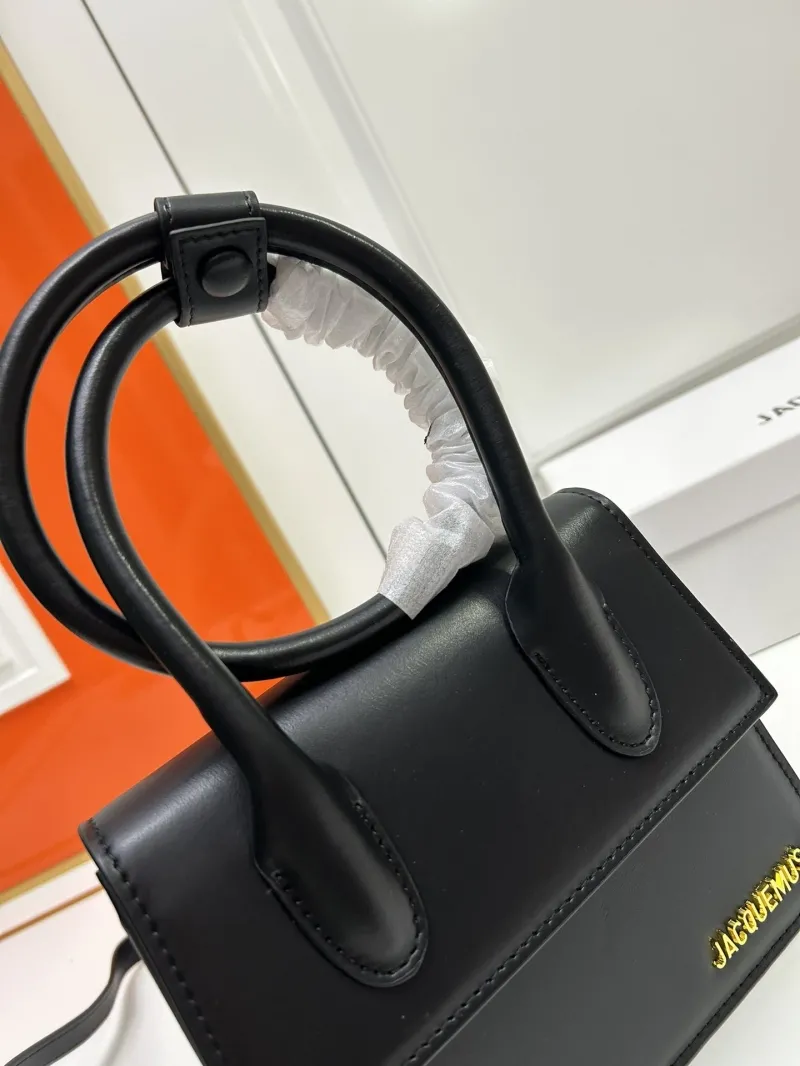 Jacquemus Black Top Handle Mini Bag - Image 6