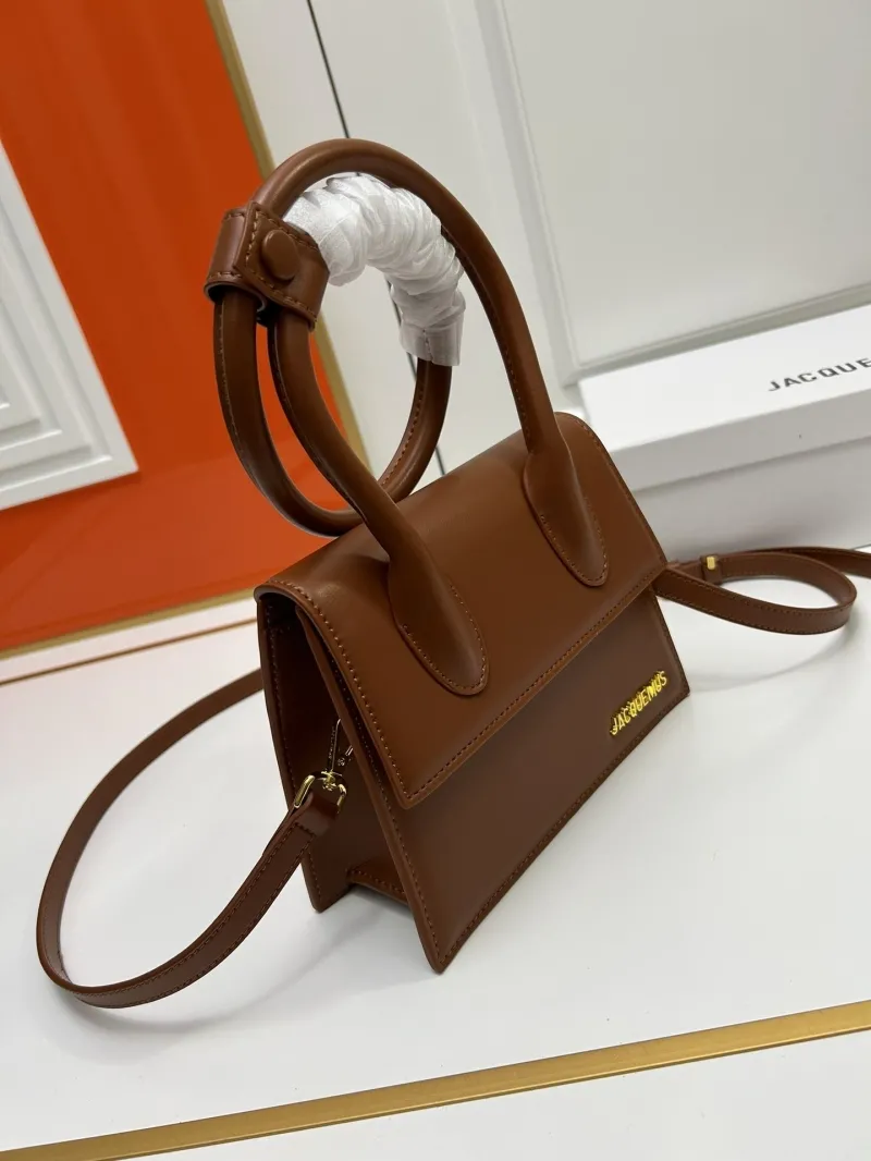 Alternative view of Jacquemus Brown Top Handle Crossbody Bag