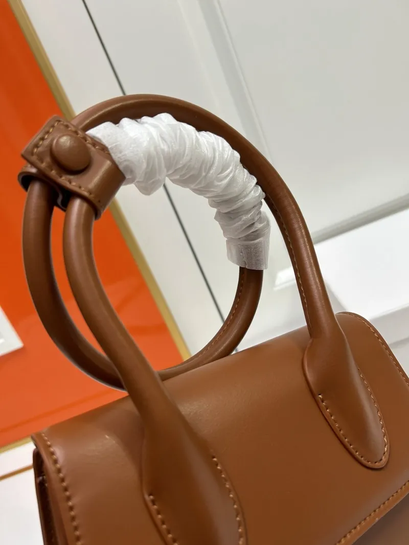 Jacquemus Brown Top Handle Crossbody Bag - Image 6