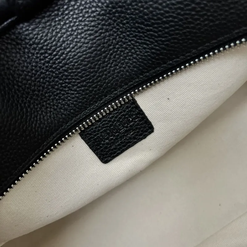 Alternative view of Jacquemus Black Leather Top Handle Bag 169
