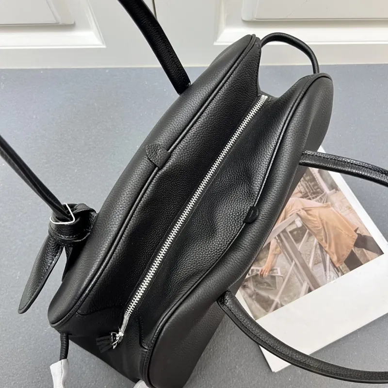 Jacquemus Black Leather Top Handle Bag 169 - Image 9