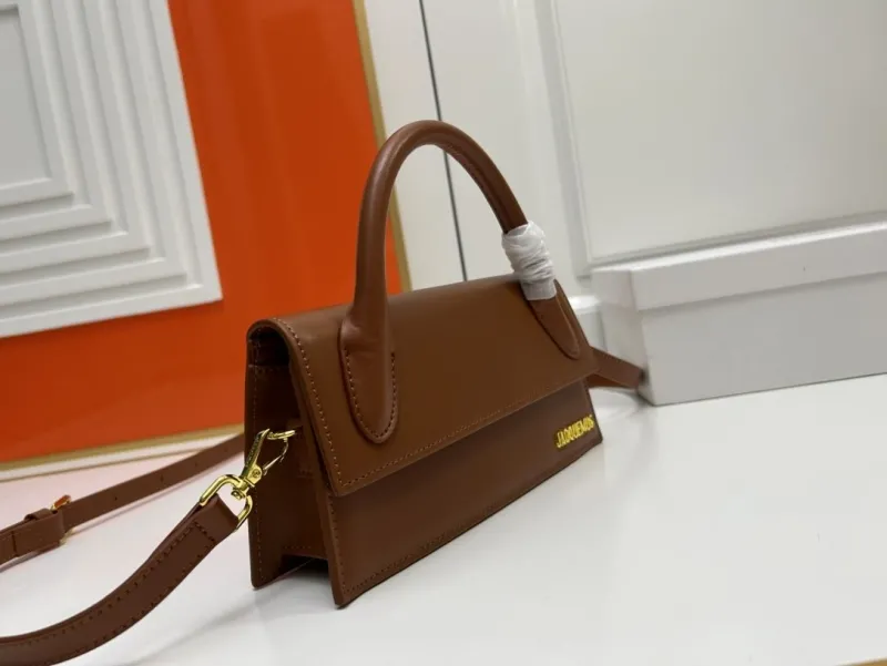 Alternative view of Jacquemus Brown Top Handle Crossbody Bag