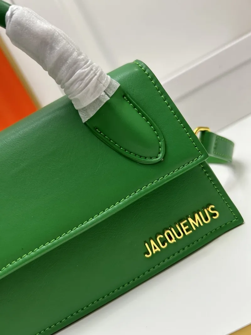 Jacquemus Green Top Handle Crossbody Bag - Image 4