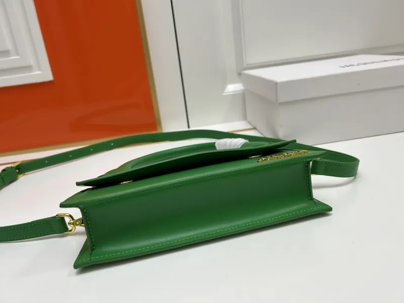 Jacquemus Green Top Handle Crossbody Bag - Image 7