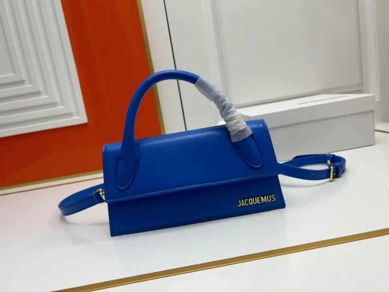 Jacquemus Blue Top Handle Crossbody Bag 174
