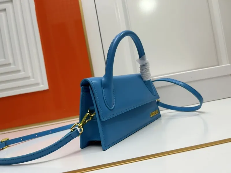 Alternative view of Jacquemus Blue Top Handle Crossbody Bag