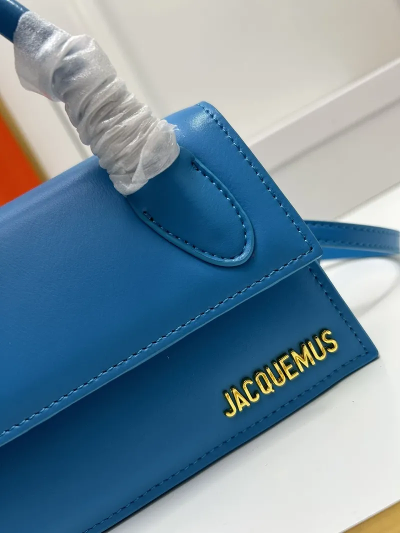 Jacquemus Blue Top Handle Crossbody Bag - Image 4