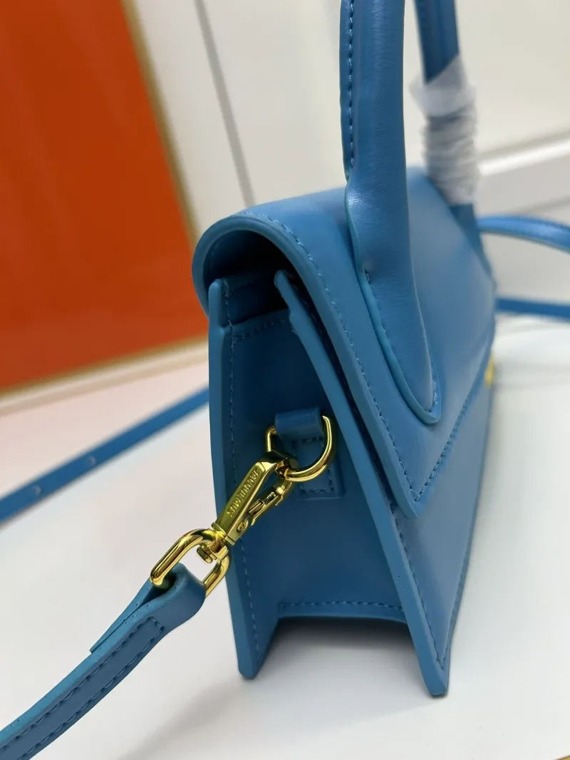 Jacquemus Blue Top Handle Crossbody Bag - Image 5
