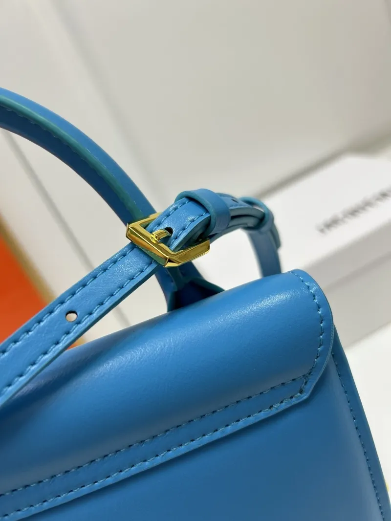 Jacquemus Blue Top Handle Crossbody Bag - Image 6