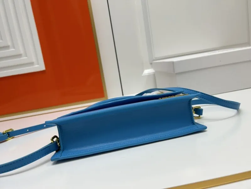 Jacquemus Blue Top Handle Crossbody Bag - Image 7