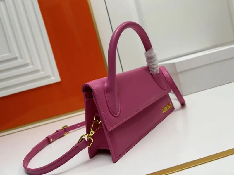 Alternative view of Jacquemus Pink Top Handle Crossbody Bag