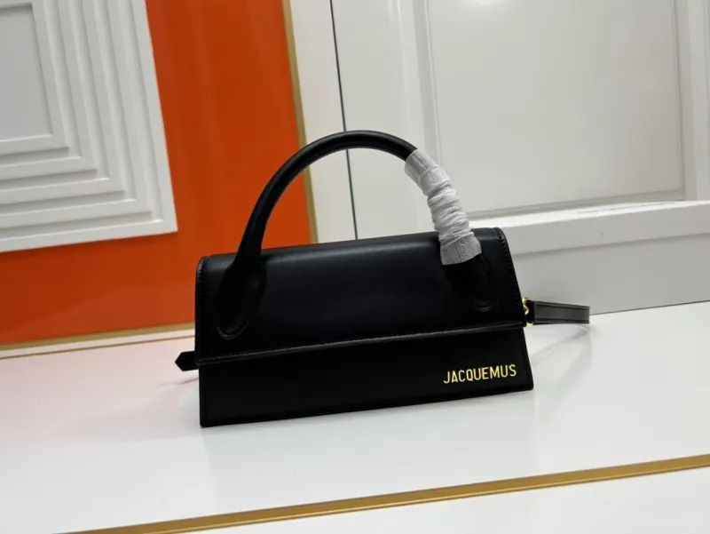 Jacquemus Black Top Handle Crossbody Bag