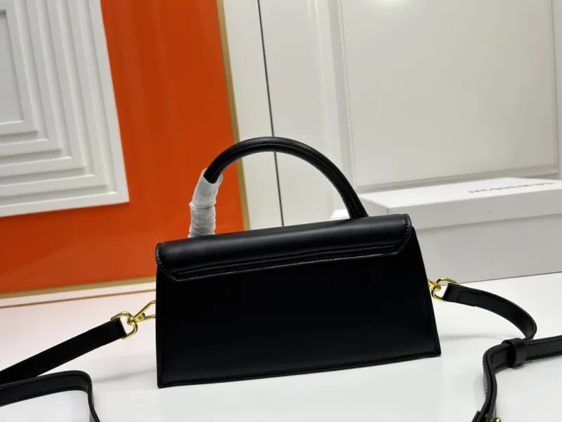 Jacquemus Black Top Handle Crossbody Bag - Image 3