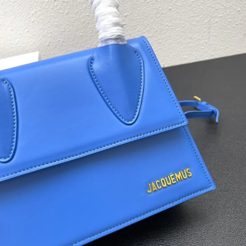 Jacquemus Blue Top Handle Crossbody Bag 24cm 339# - Image 6