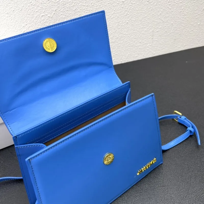 Jacquemus Blue Top Handle Crossbody Bag 24cm 339# - Image 8