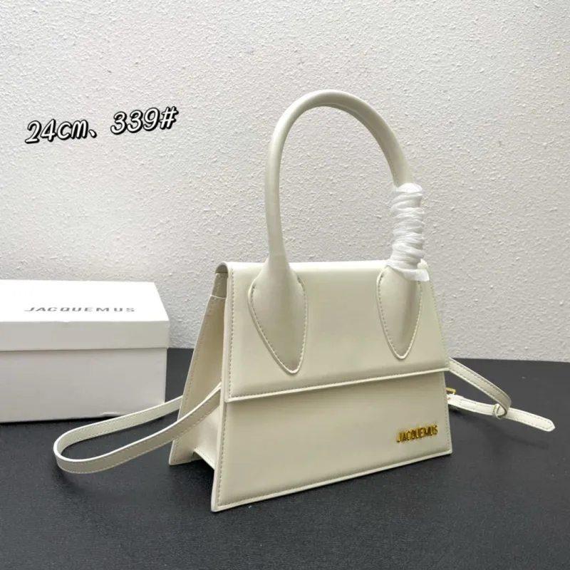 Alternative view of Jacquemus Off-White Top Handle Bag 24cm 339#