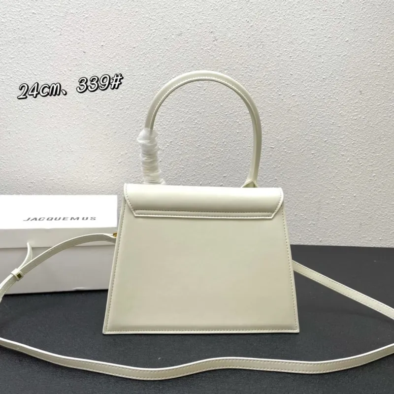 Jacquemus Off-White Top Handle Bag 24cm 339# - Image 3