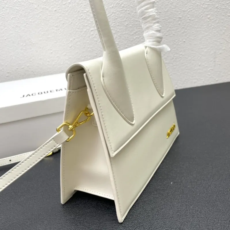 Jacquemus Off-White Top Handle Bag 24cm 339# - Image 4