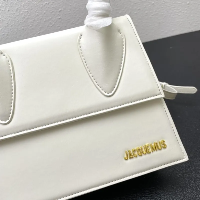 Jacquemus Off-White Top Handle Bag 24cm 339# - Image 6
