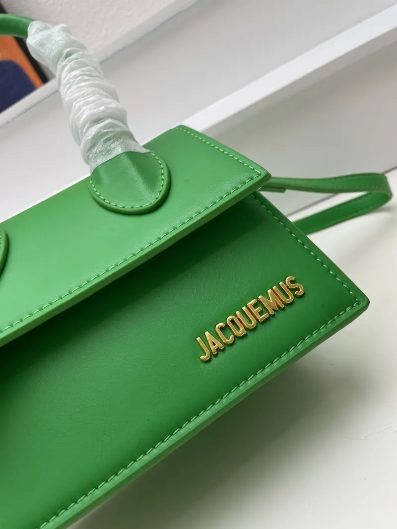 Jacquemus Green Top Handle Crossbody Bag - Image 4
